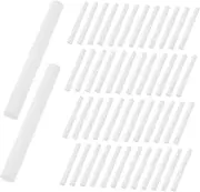 Essential Oil Diffuser Replacement Sticks 50 Pack Humidifier Filters for Car or Home Absorbent Cotton Sticks White 10x100mm