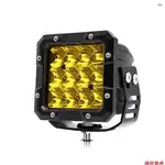 LED 燈條,5 英寸 100W 4300K 黃燈工作燈 12000LM 防水霧燈,適用於越野車、卡車、汽車、沙灘車、S