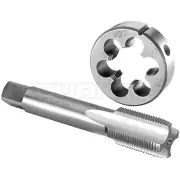 M22 X 1.5 Tap and Die Set Right Hand, M22X1.5 Machine Tap and Round Die