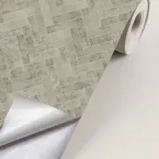 [Namly Design] Contact Paper - Gray Herringbone Pattern / Peel and Stick