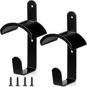 Horse Bridle Rack | 6.81 Inches Tack Storage Organizer | 2 pc's Metal Wall Mount Hook Bridle Holder | Black Heavy Duty Horse Tack Hanger for Stable Barn Gate Fence Shed Organizing