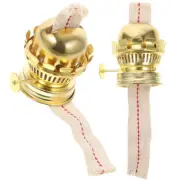 2PCS Kerosene Lamp Burner Oil Lamp Wick Kerosene Oil Lamp Wick Oil Lamp Parts