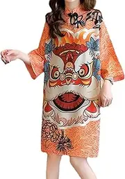 [Ｓｉｍｈｏａ] Lady Qipao Dress, Evening Dress Cheongsam Chinese Cheongsam Dress Women Improved Cheongsam for Shopping Formal Events Gowns
