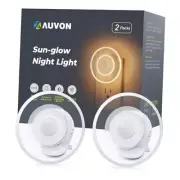 Sun-Glow Motion Sensor Night Light, Adjustable LED Night Lights Plug into