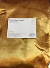 West Elm One (1) Luster Velvet Curtain 48x84 Golden Oak NEW Unlined