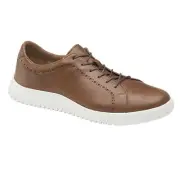 25-3736 Johnston & Murphy Men's McFarland Lace-to-Toe, Dk Camel Glove Leather