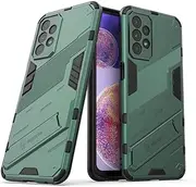 [YBROY] Case for Samsung Galaxy M14 4G, Soft TPU + Hard PC, Full Body Rugged Shockproof Case, Stand Function, Anti-Scratch Cover for Samsung Galaxy M14 4G.(Green)