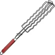 Iron Grill Rack and Fish Grilling Net with Grill Rack and Barbecue Meat Rack Ideal for Beef Grilling Mesh Rack and Grill Mesh Mat and Iron Barbecue Tool and Meat Grilling Net