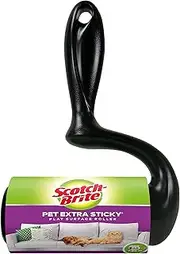 Scotch-Brite Pet Extra Sticky Pet Hair Roller for Large Areas, 6 Rolls - 48 Sheets (288 Sheets per Pack) - Extra Sticky Lint Roller for Clothes, Hair, Cat Hair, Dog Hair