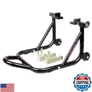 GRAND PITSTOP Motorcycle Stand, Paddock Lift Stand for Rear Wheel with Fork a