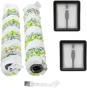 Replacement Kit for Bissell CrossWave for HydroSteam, 2 Filters and Roller Brushes to Keep Your Home Clean