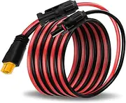 COMeap Solar Panel Cable for Ecoflow 12AWG, Compatible with MC-4 to XT60 Plug Solar Panel Connector Adapter Extension for Portable Power Station Solar Generator RV 10ft(3.3m)