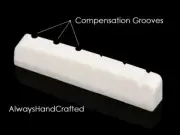 AlwaysHandCrafted COMPENSATED BONE NUT handmade for SCHECTER Guitar
