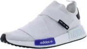adidas Women's NMD_r1 Sneaker 8, White/Lucid Blue/Black