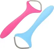 PACKOVE 2Pcs Manual Facial Hair Remover Portable Spring Epilator for Hair Removal Face Epilator for Women Home Use Easy Contour Hair Trimming