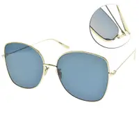 在飛比找PChome24h購物優惠-DIOR太陽眼鏡 時尚金屬圓框款(金-藍)#STELLAIR
