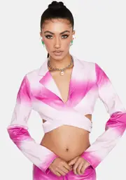 Sweet Second Story Cropped Blazer