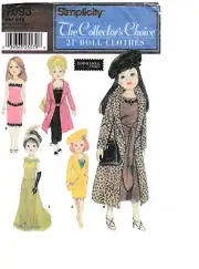 21 inch Cissy Doll Simplicity Pattern Number 7093 COPY