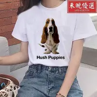 在飛比找Yahoo!奇摩拍賣優惠-巫Hush PUPPIES 女式大碼 T 恤 JUMBO 短