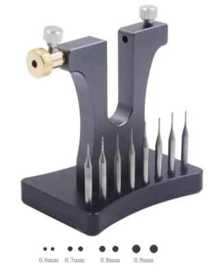 Watch Broken Screw Extractor Set 8 Pins Needle Damaged Remover Watchmaker Tool