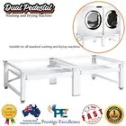 Washing Machine Dryer Laundry Pedestal Elevated Stand with Storage Pullout Shelf