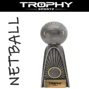 1 x NETBALL FORTRESS 180mm RESIN trophy award sport gibson winner runner up