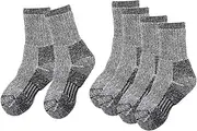 [Frediuo] 3 Pairs Kids Wool Socks Winter for Mountaineering Snow Ski Indoor Outdoor Hiking