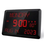Digital Clock, 11.5" Large Display Digital Calendar Clock with Day and Date, ...