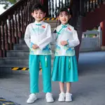 兒童表演服幼兒園畢業典禮服中國風男女漢服小學生合唱服表演服裝