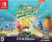 SPONGEBOB SQUAREPANTS BATTLE FOR BIKINI BOTTOM REHYDRATION FUN NINTENDO SWITCH