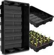 10-Pack Seed Starting Trays,14.5" x 9 Seedling microgreens Growing Reusable Seed