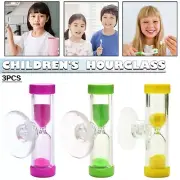 3 Mins Hourglass Sand Timer Kids Gifts Egg Kitchen Smiley Tooth Brushing Clock