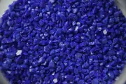 0147.03- 1oz DEEP COBALT BLUE BULLSEYE GLASS COARSE FRIT 90 COE FUSIBLE