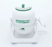 The Laundry Alternative Non-electric Mini Washing Machine Wonderwash White