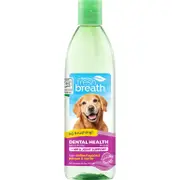 TropiClean Fresh Breath Dental Health Solution Water Additive Plus Hip & Joint For Pets (473ml bottle) | Dental Chews | For Dogs/Cats