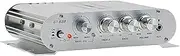 838 HiFi 2.1 Channel Power Amplifier 80Wx2 Stereo Bass Sound Amp with Subwoofer Output Home Audio Amplifier White
