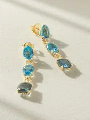 [David Yurman] David Yurman - Marbella 18-karat Gold Topaz Earrings - One size One size Gold