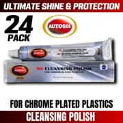 (24 PACK) Autosol M1 Chrome Plated Plastic Polish 75mL Tube - 1910