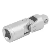 3/8" Square Driver Chrome Vanadium Steel 90 Degree Universal Joint Swivel Socket