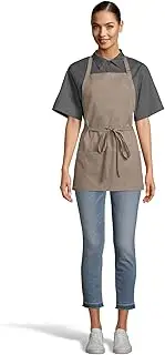 [Uncommon Threads] Unisex Adjustable 3 Pocket Restaurant Bib Apron