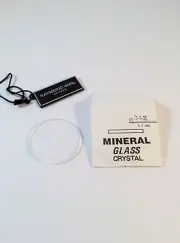 Replacement Watch Crystal for Raymond Weil Nabucco Model Watch 34mm x 2mm Round