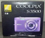 NEW Nikon Cooolpix S3500 20.1 MP Digital Camera 7X Wide Zoom Point Shoot Purple