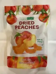 HealthEmpire Tropical Fields Dried Peaches, Soft & Chewy, Sweet Sliced Dried