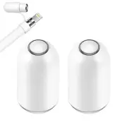 Magnetic Replacement Cap for Apple Pencil 1st Generation (2 Pack) - with Sili...