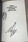 FAHRENHEIT-182 A MEMOIR BY Mark Hoppus W/ D Ozzi Signed 1st Edition 1 Day Ship 1