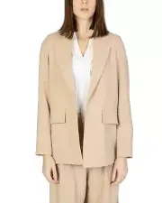 Sandro Ferrone Beige Blazer Pant Set Model SF23AWBL001 Women