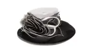 August Hat Company Women's Organza Ruffle Floppy Hat One Size