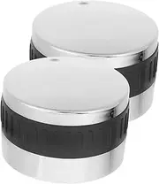 Totority 2pcs Cooktop Knobs for Gas Range Oven Ergonomic Temperature Control Replacement Knobs for Kitchen Appliances Inner Easy Installation and User-Friendly Design
