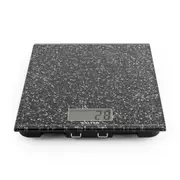 Salter Glitter Electronic Kitchen Tare/Zero Digital Glass Weight Scale 5kg Black