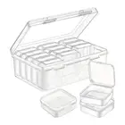 36 Grids Clear Plastic Organizer Box, Craft Storage Container for Beads Jewelry
